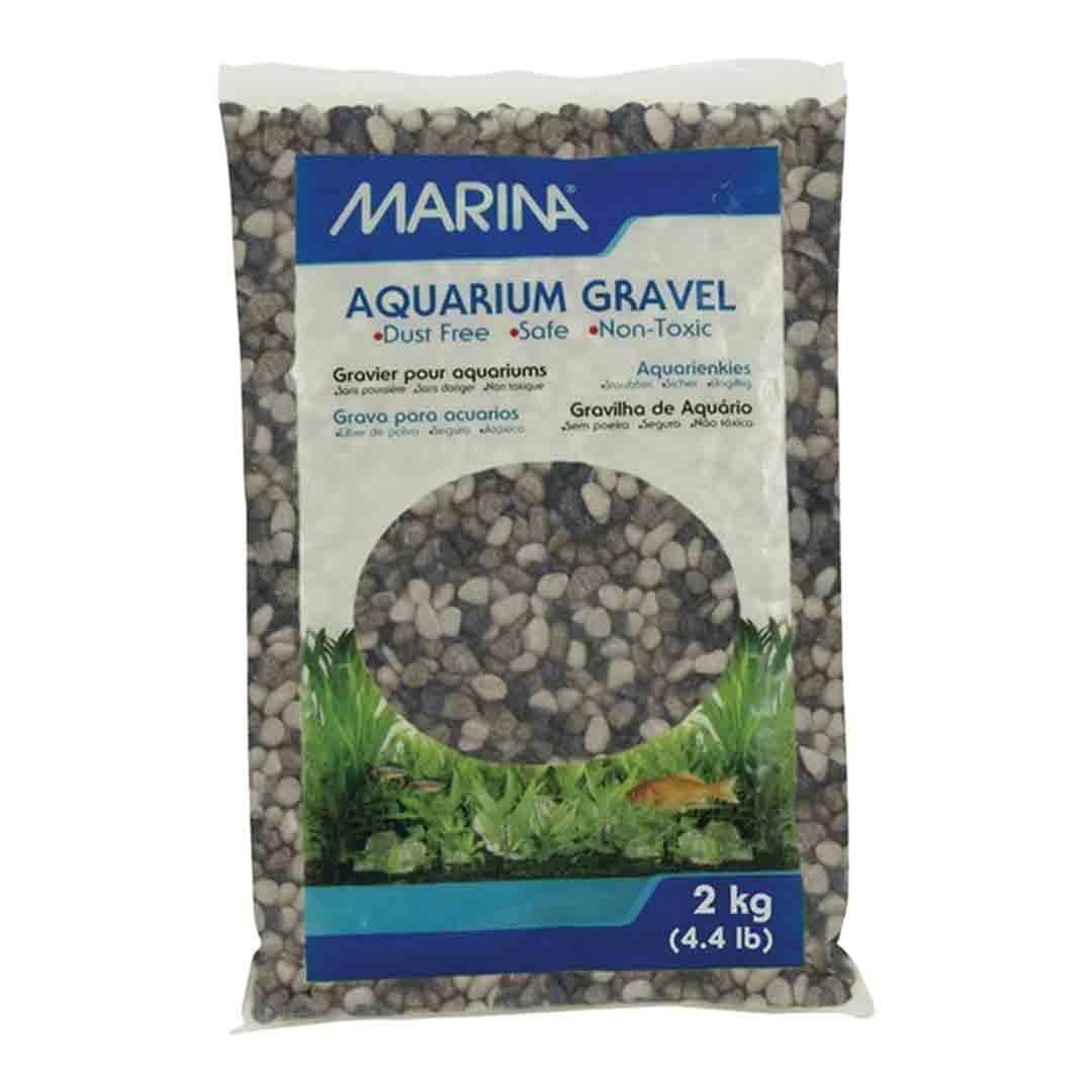 Marina Decorative Aquarium Gravel Grey/Black 2 Kg