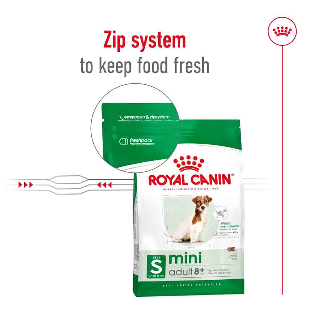 Royal Canin Dry Dog Food Mini Adult 8+ 2kg | Jollyes