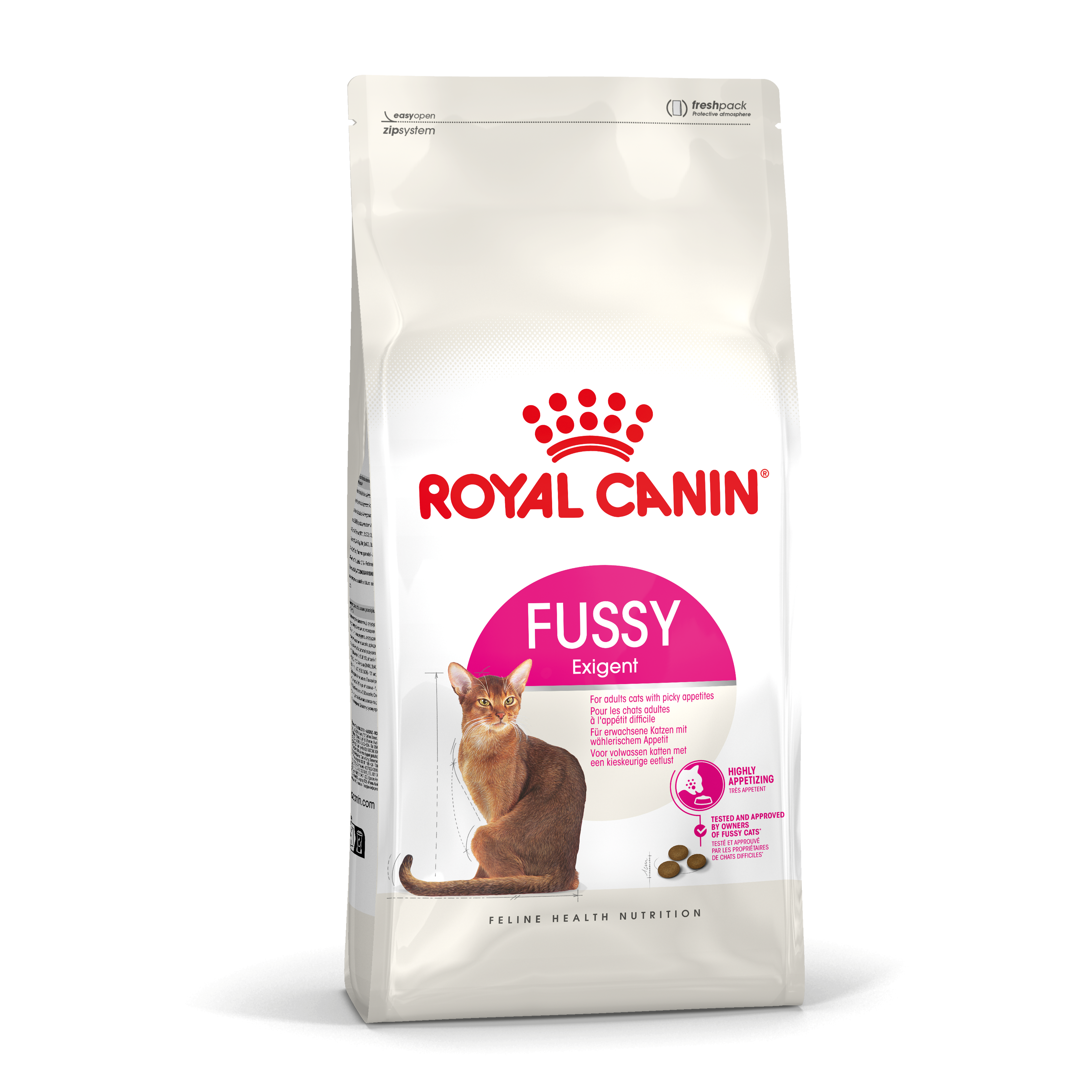 Royal Canin Royal Canin Fussy Adult Dry Cat Food pet food packaging