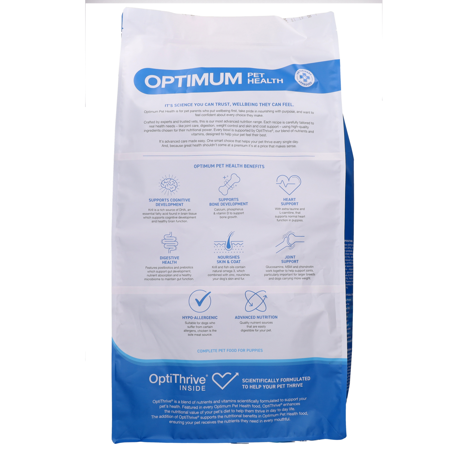 Optimum Pet Health Large Breed Puppy Dry Dog Food, 15kg | Jollyes Pets