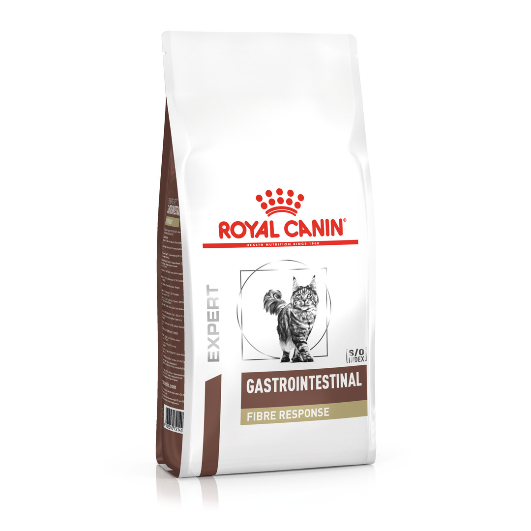Royal Canin Royal Canin Gastrointestinal Fibre Response Adult Dry Cat Food pet food packaging