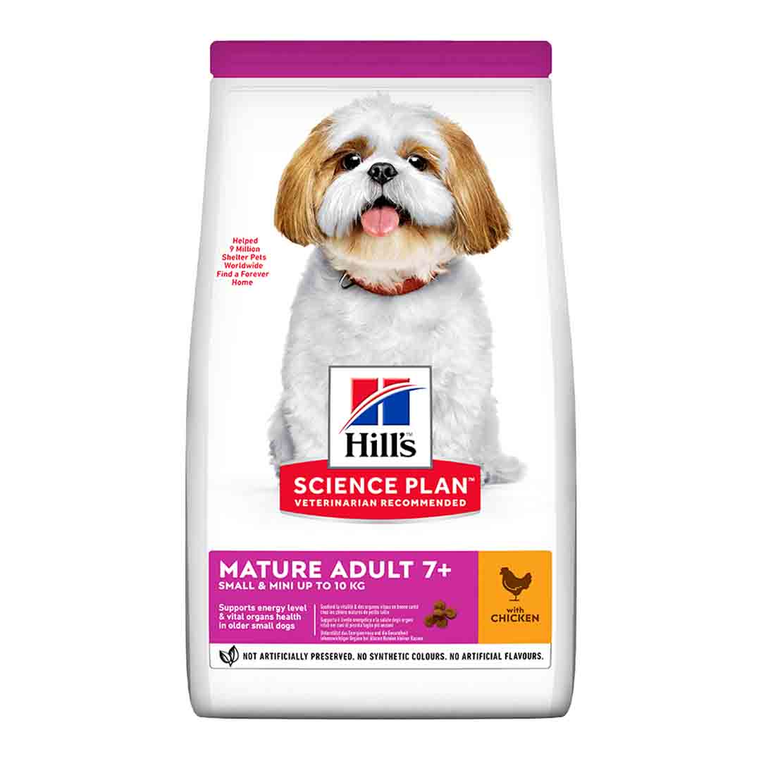 Hill's Science Plan Mature Adult Small Mini Dry Dog Food Chicken