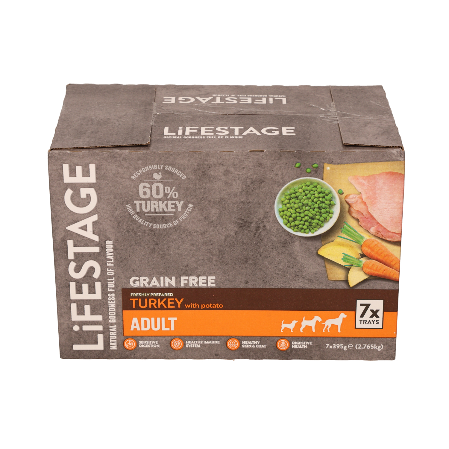 Lifestage Lifestage Grain Free Turkey Adult Wet Dog Food pet food packaging