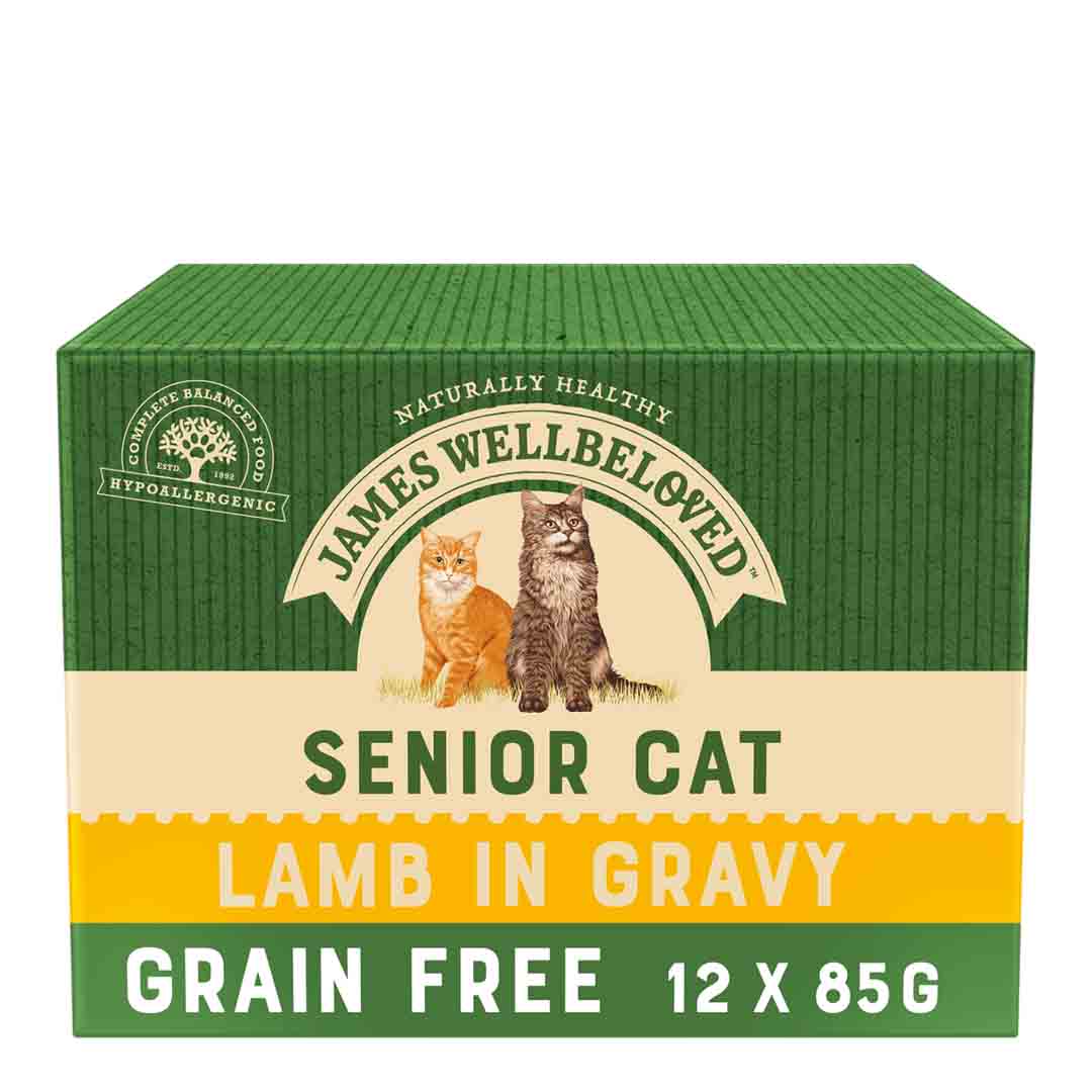 James Wellbeloved Cat Senior Lamb Complete Wet Food 85g
