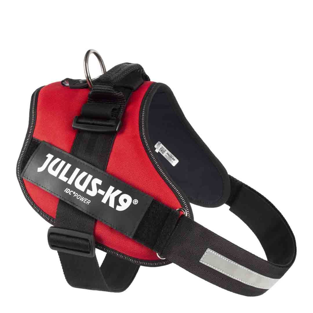 Julius K9 32XL Red IDC Power Harness Dog Harnesses