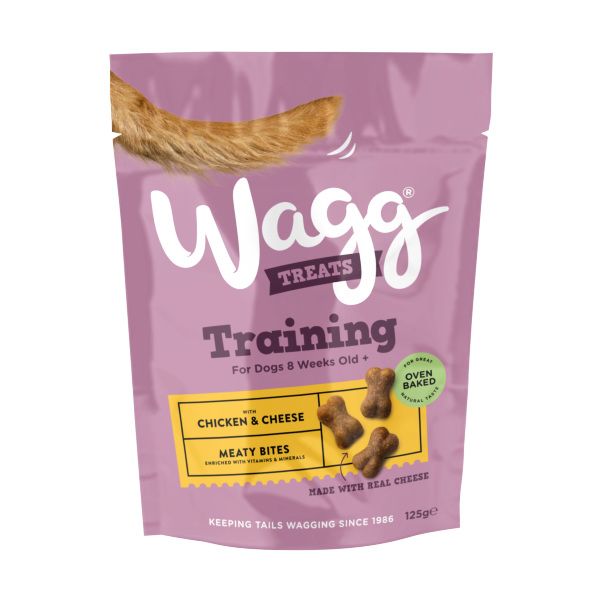 Wagg Training Treats with Chicken & Cheese 125g Dog Biscuits