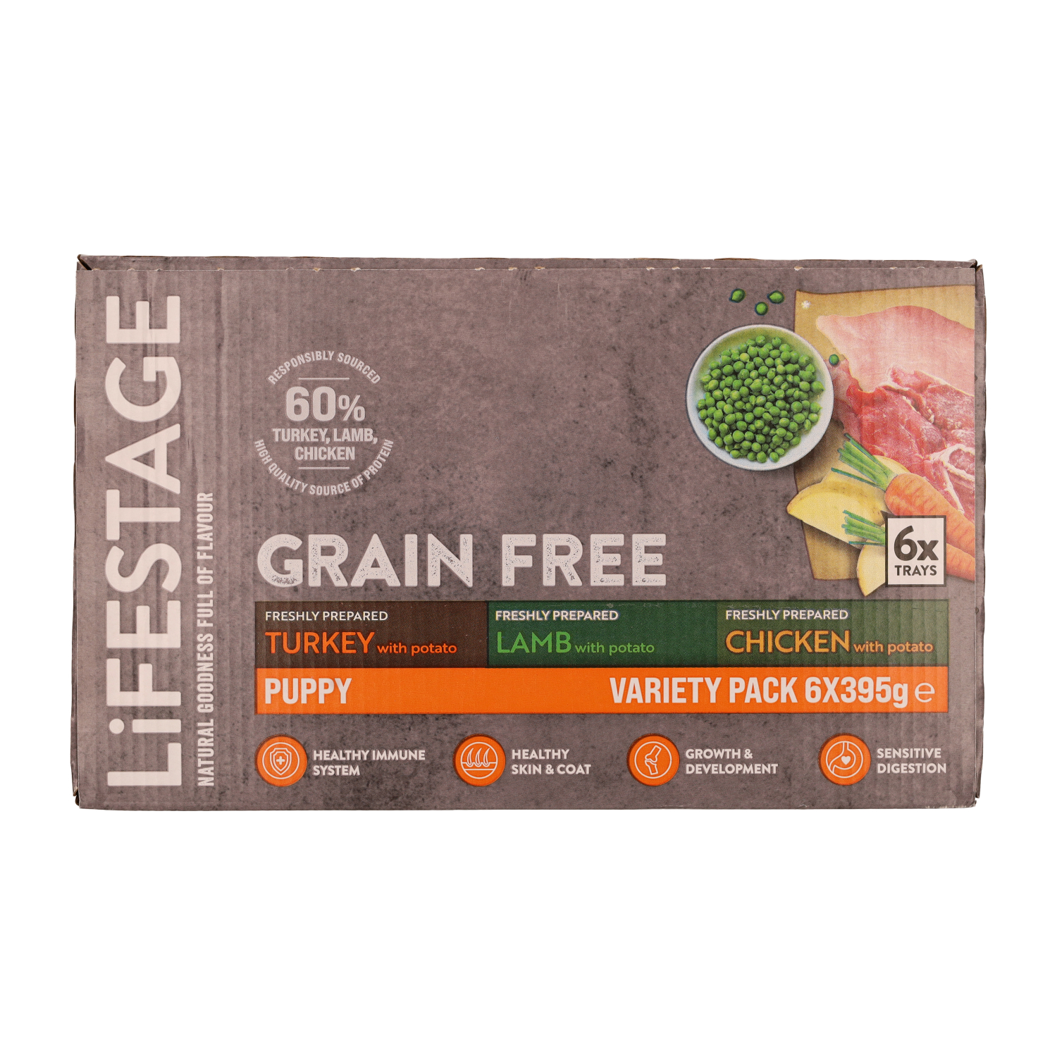 Lifestage Lifestage Grain Free Variety Puppy Dry Dog Food pet food packaging