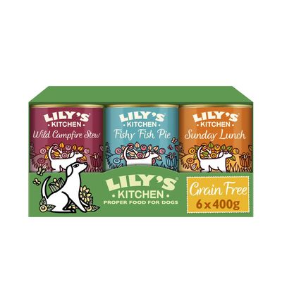 Lily's Kitchen Lily'S Kitchen Grain Free Variety Adult Dry Dog Food pet food packaging