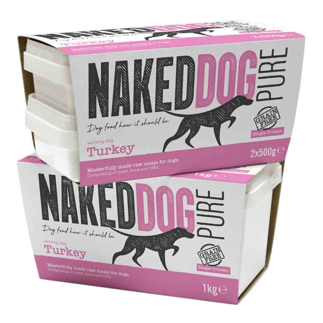 Naked Dog Naked Dog Raw Turkey Adult Dry Food pet food packaging
