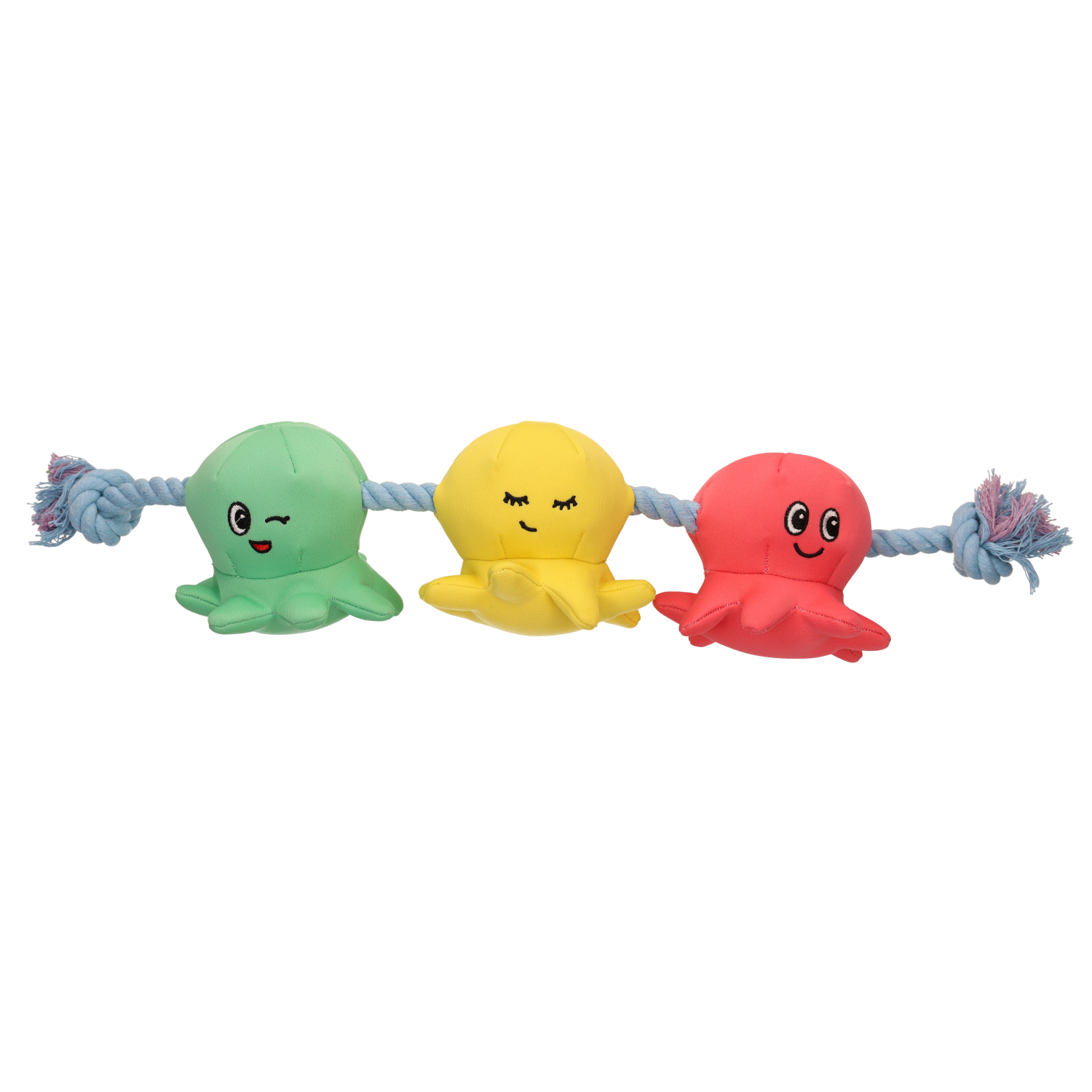 Rufus & Rosie Octopus Rope Plush Dog Toy | Jollyes Pets