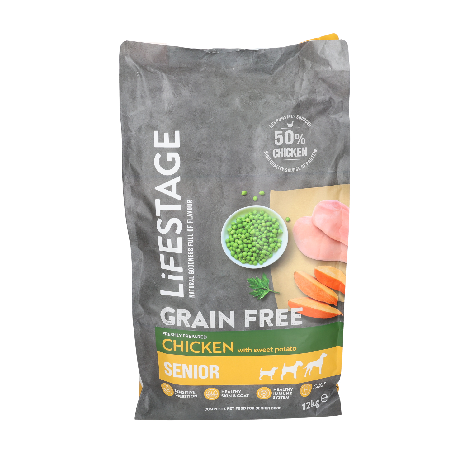 Picture of Lifestage Grain Free Senior Dog Food, Chicken with Sweet Potato 12kg ...