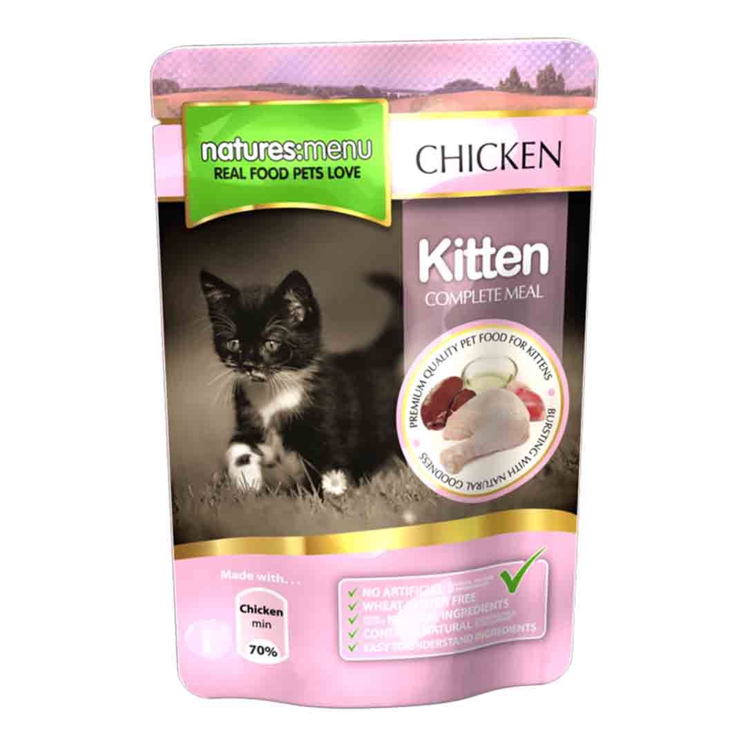Natures Menu Chicken Meal for Kittens 100g Kitten Food