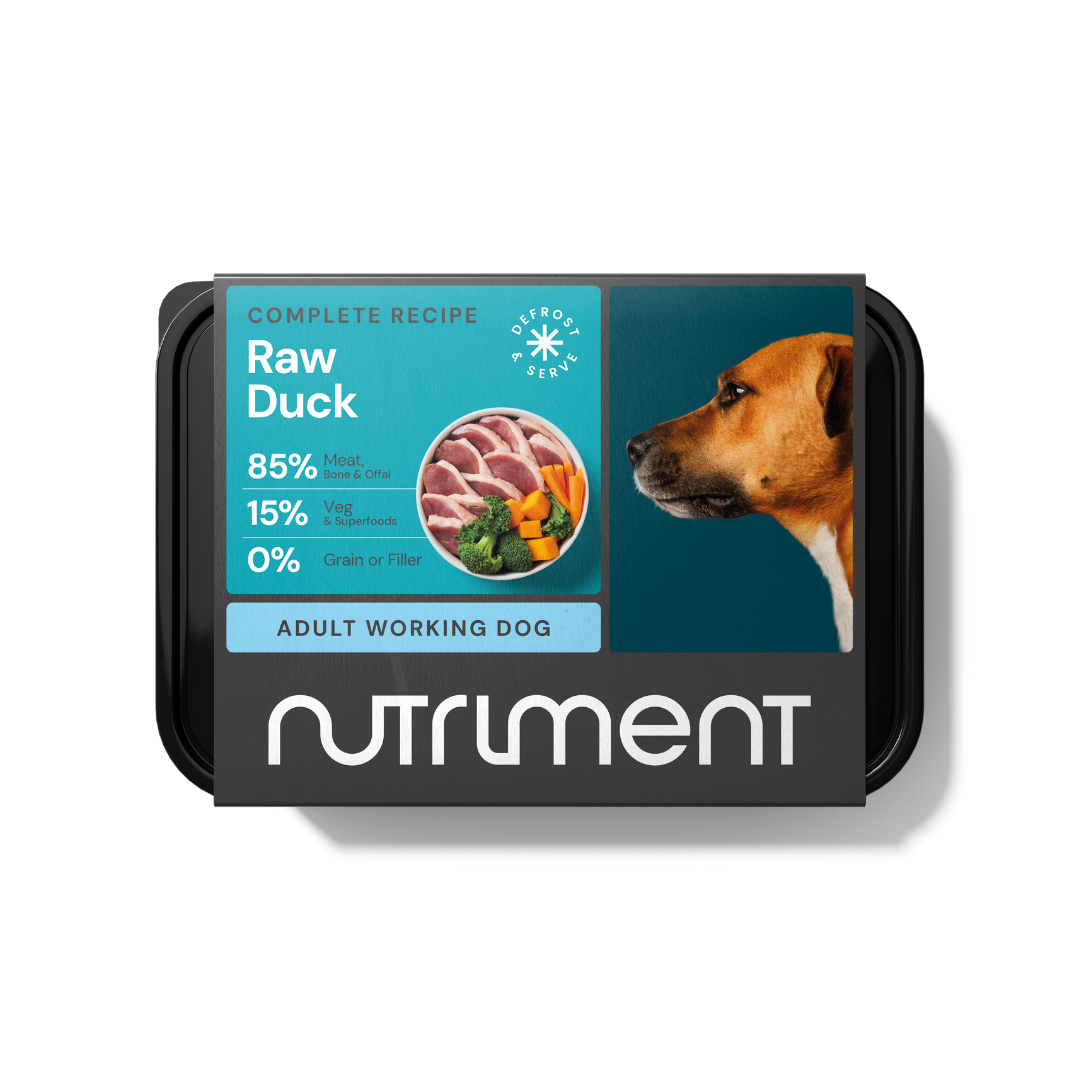 Nutriment Nutriment Raw Duck Adult Dry Dog Food pet food packaging