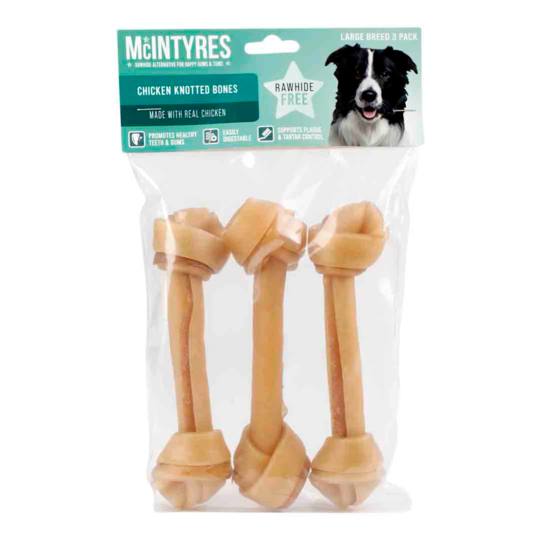 Mcintyres Rawhide Free Bones Dog Treat Jollye