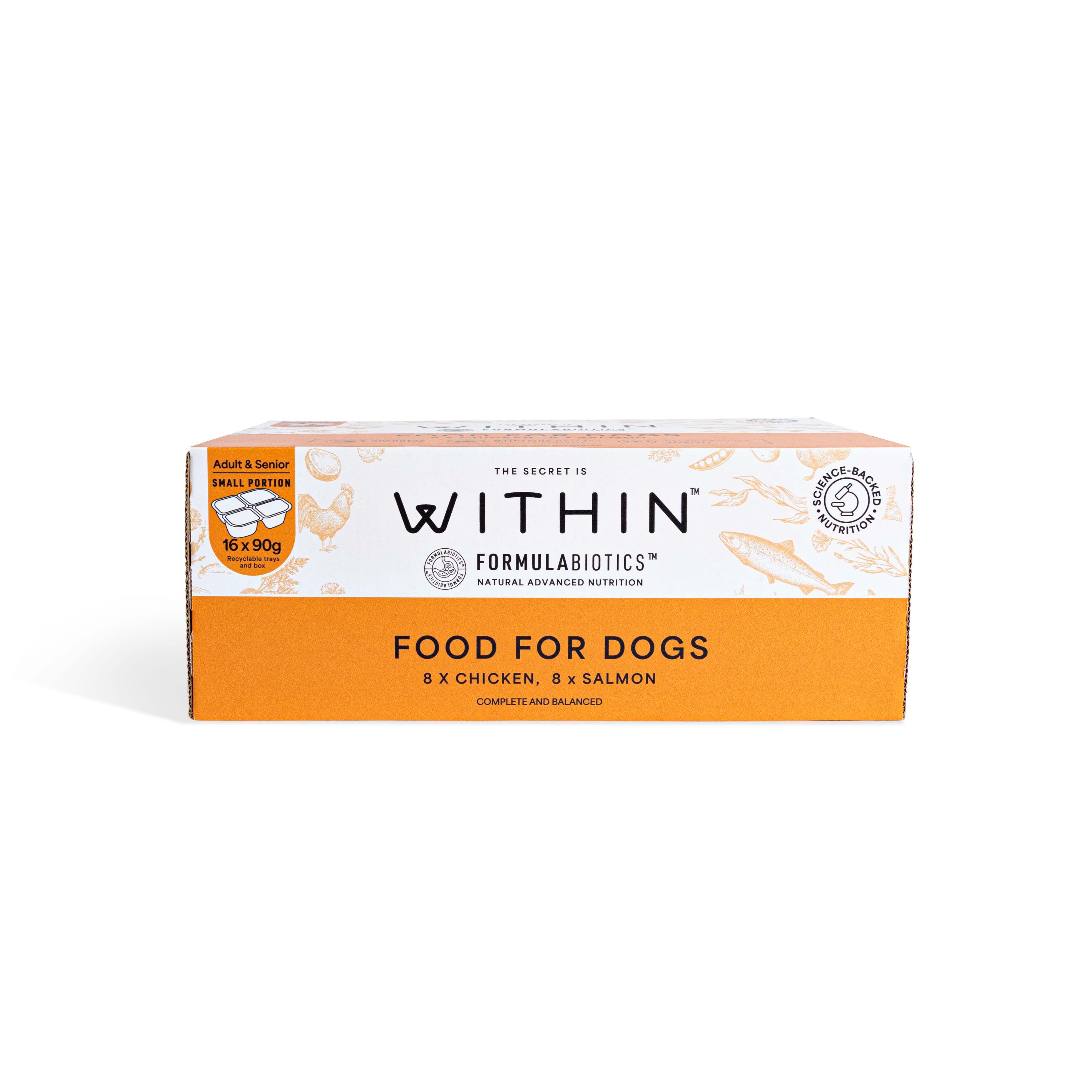 Jollyes Brand Jollyes Brand Within Grain Free Chicken Salmon Adult Dry Dog Food pet food packaging