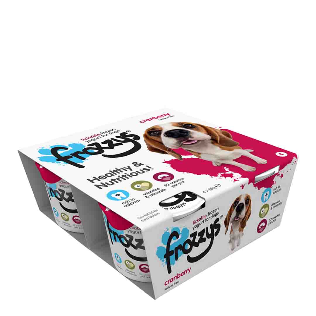 Frozzy's Frozzy'S Frozen Yoghurt Adult Treat Dog Food pet food packaging