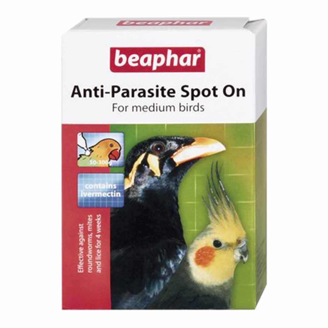 Curated visual reference: Visual Reference: Beaphar Anti Parasite Spot On For Medium Birds