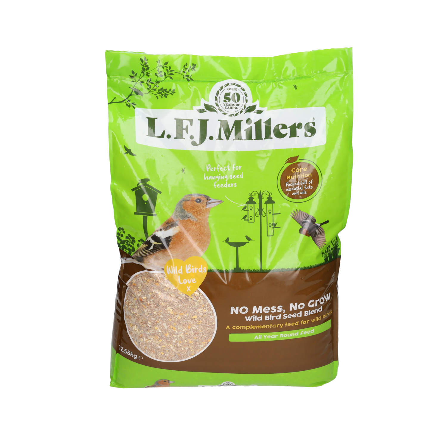 Jollyes | No Mess No Grow Bird Seed Mix | 12.5 kg