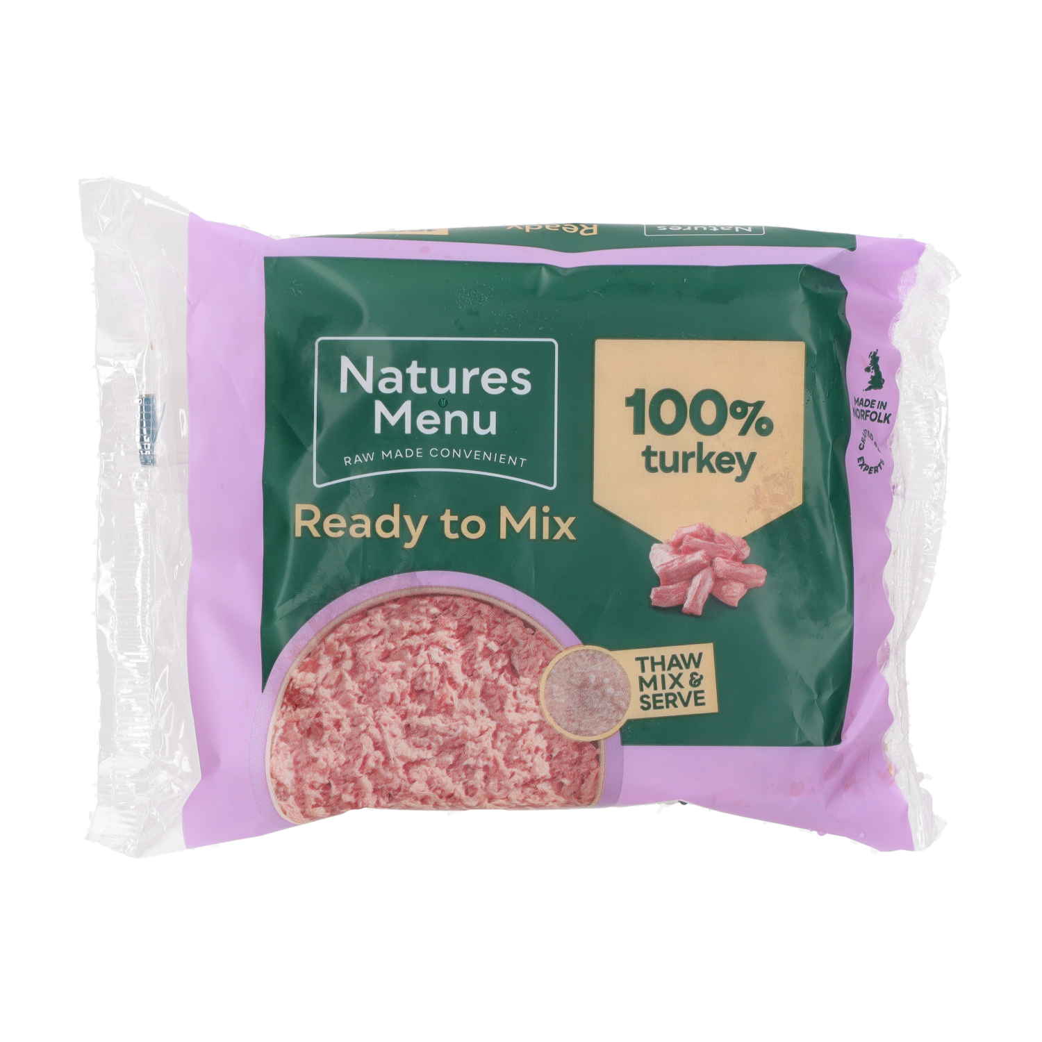 Natures menu Natures Menu Raw Turkey Adult Dry Dog Food pet food packaging