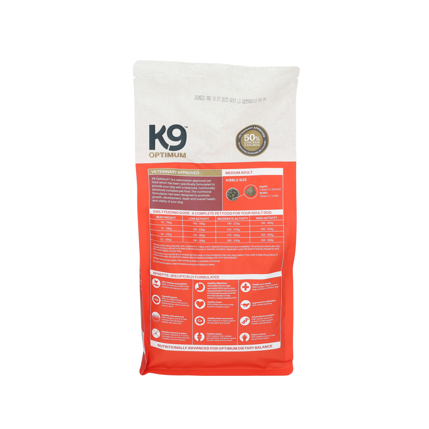 K9 Medium Adult Dog Food Chicken 2kg | Jollyes