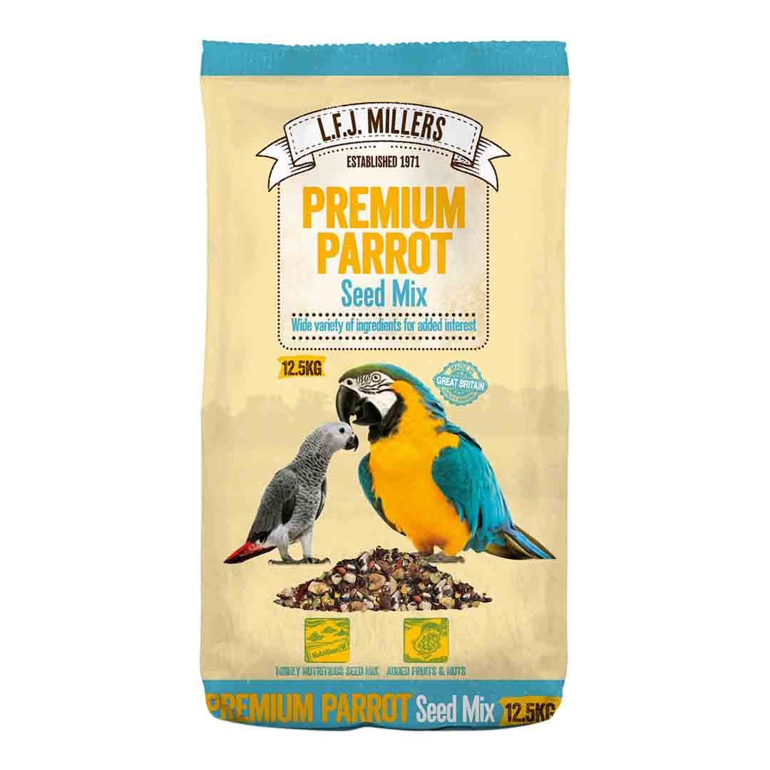 Jollyes Premium Parrot Mix 12.5kg Pet Bird Food & Treats