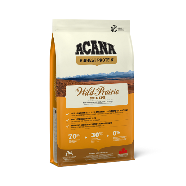 Jollyes Brand Jollyes Brand Acana Prairie Chicken Turkey Adult Dry Dog Food pet food packaging