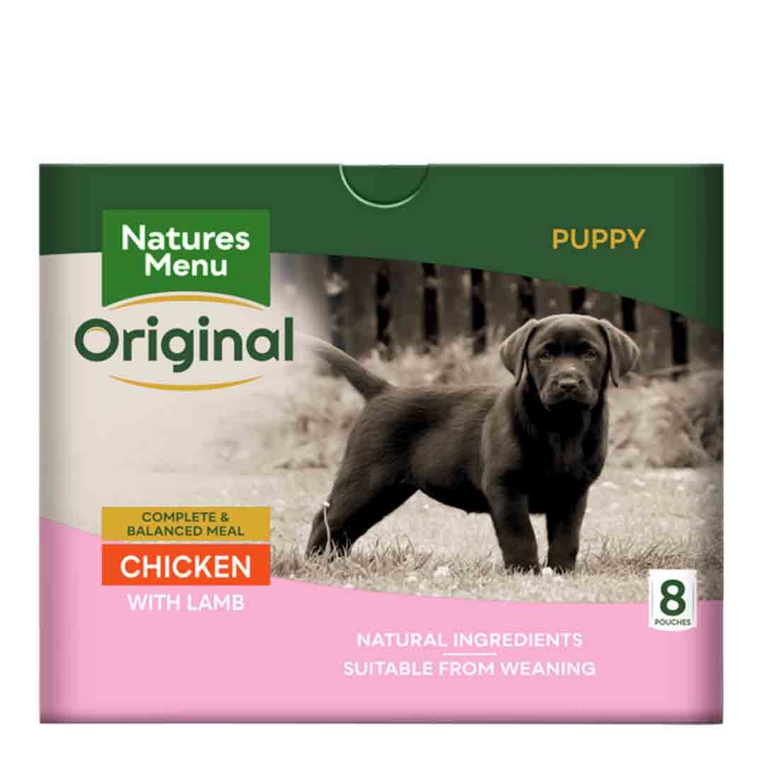 Natures Menu Puppy Pouches 8x300g Natural Food for Dog and Puppy