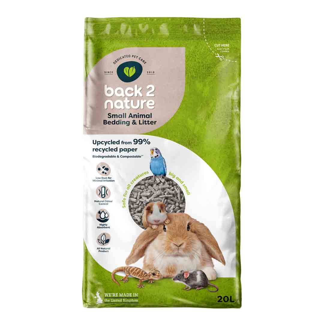Back 2 Nature Small Animal Bedding & Litter 20L Bedding