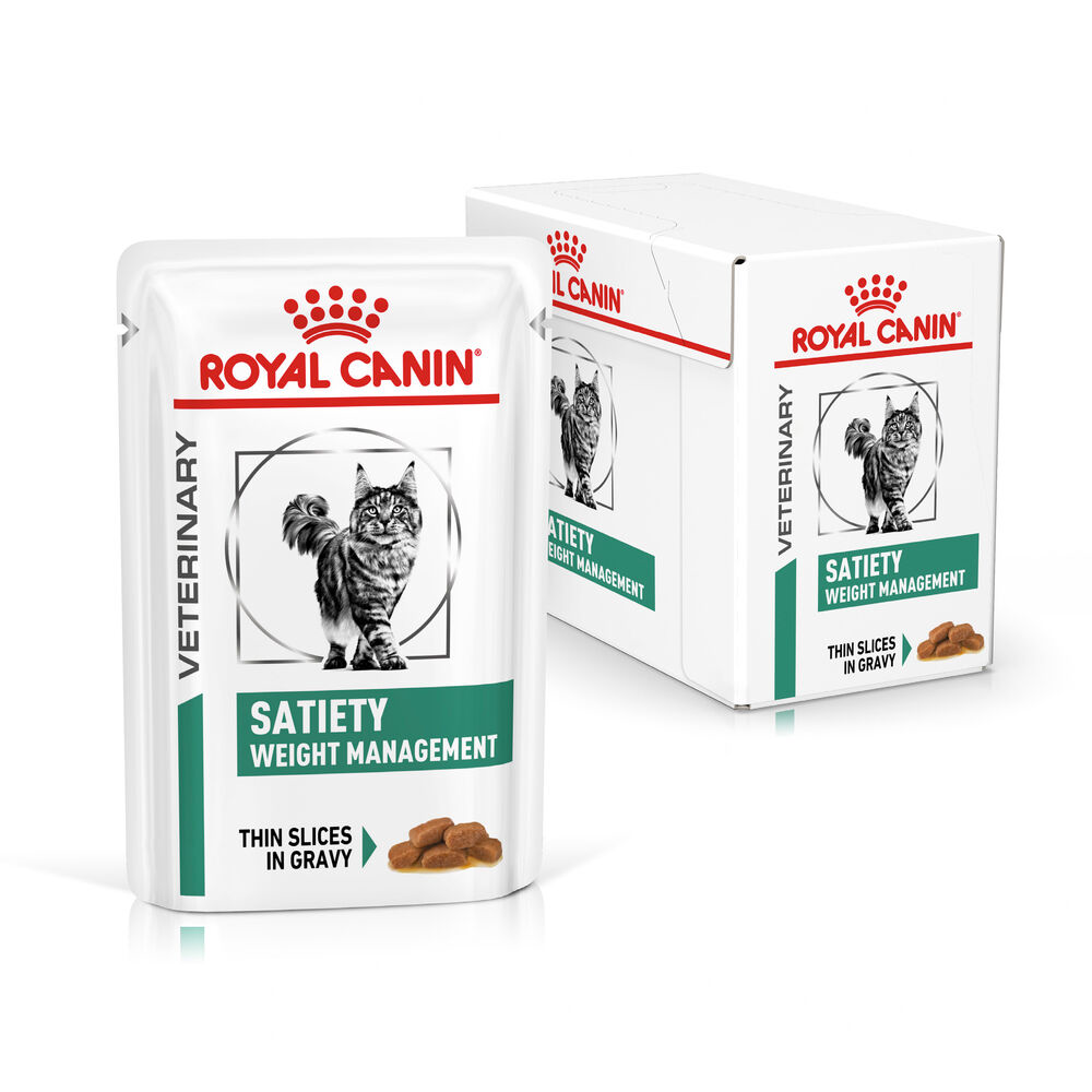 Royal Canin Royal Canin Weight Management Thin Slices Adult Wet Cat Food pet food packaging