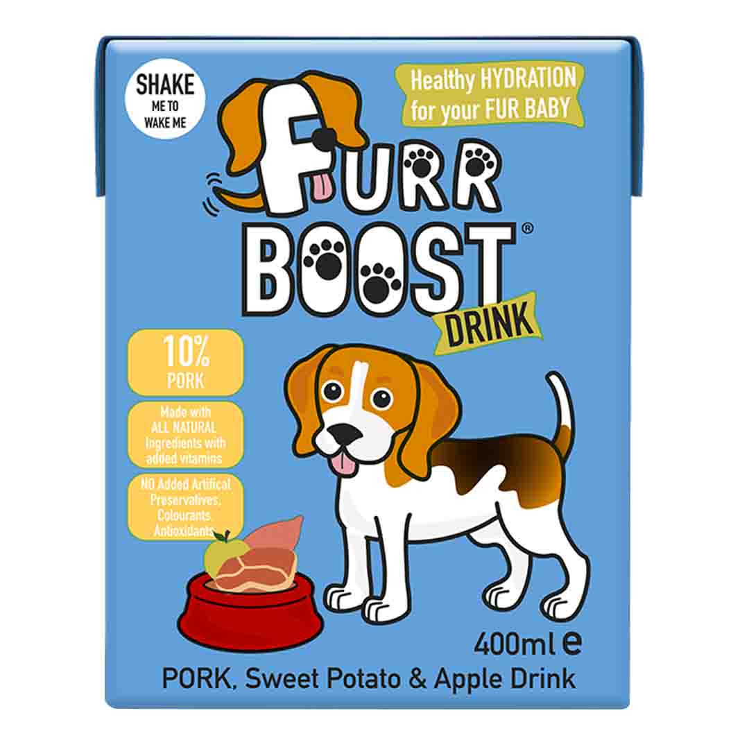 Furr Boost Furr Boost Drink For Dogs Pork Adult Dry Dog Food pet food packaging