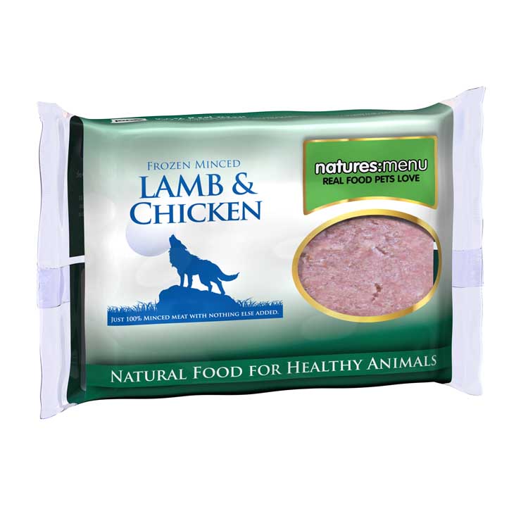 Natures Menu Frozen Lamb And Chicken Frozen Dog Food