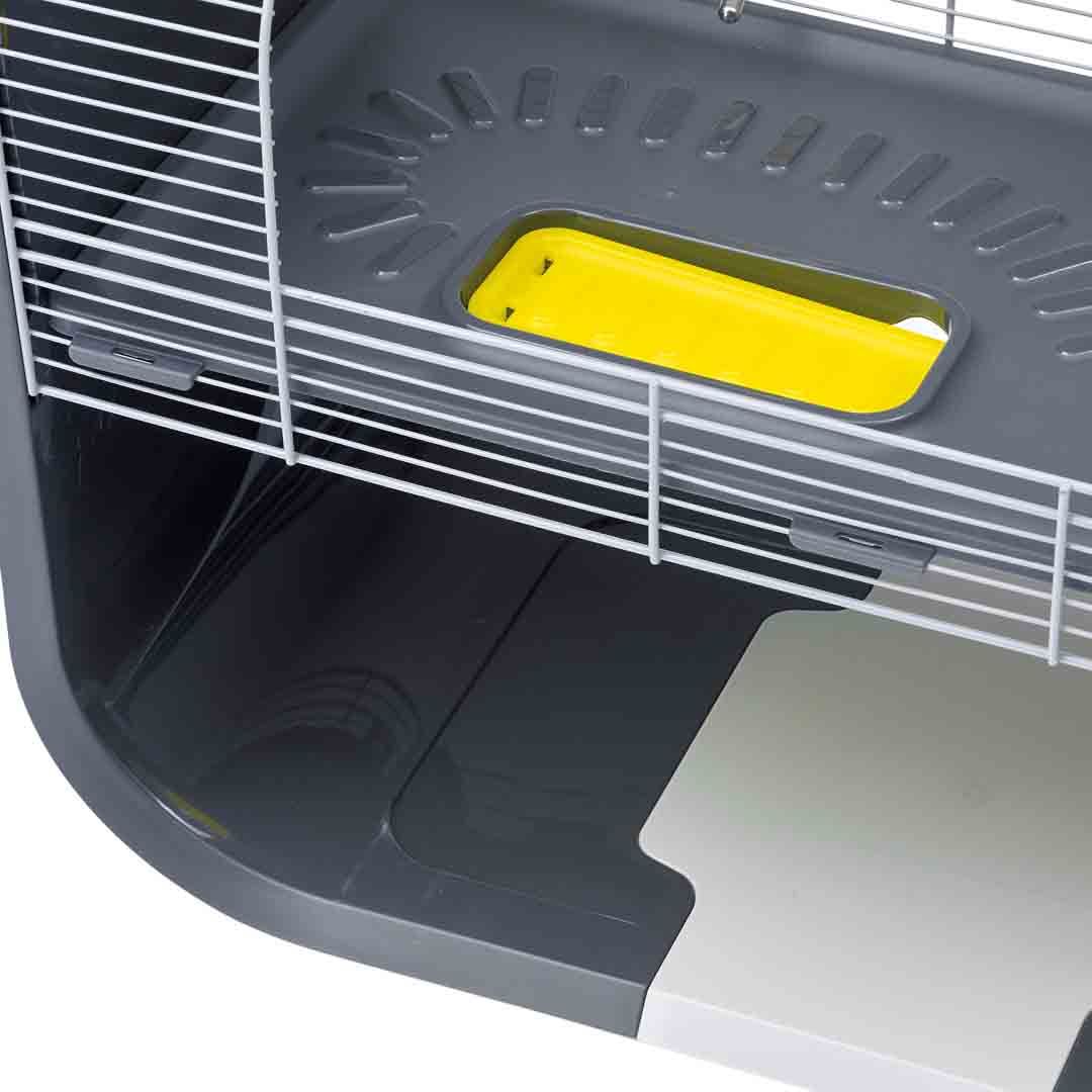 Savic Geneva Hamster Cage Silver/Anthracite
