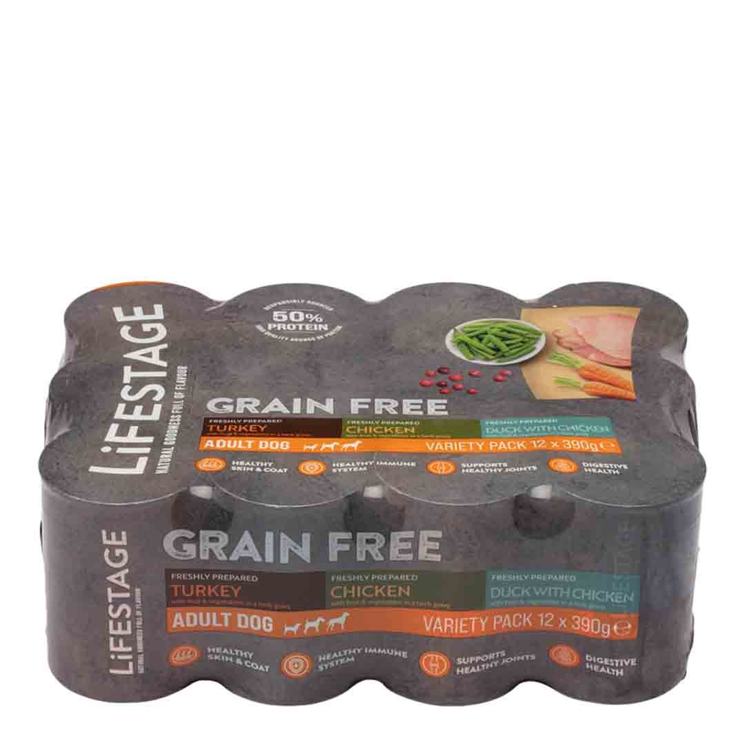 Lifestage Variety Pack Cans 12x390g Wet Dog Food