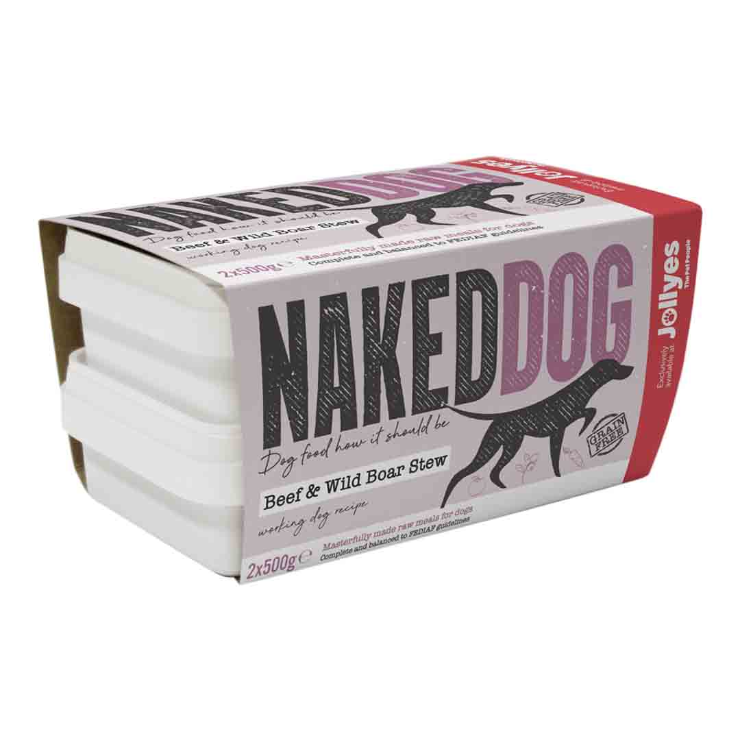 Naked Dog Naked Dog Raw 38 Board Beef Adult Dry Food pet food packaging
