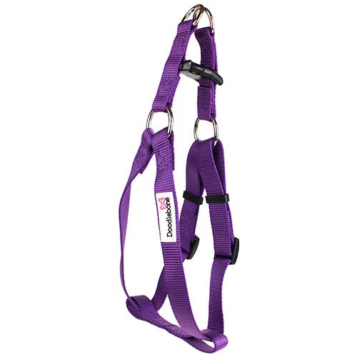 Doodlebone Bold Dog Harness Purple Dog Harnesses
