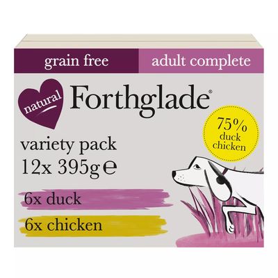 Forthglade Forthglade 38 Chicken Duck Adult Wet Dog Food pet food packaging