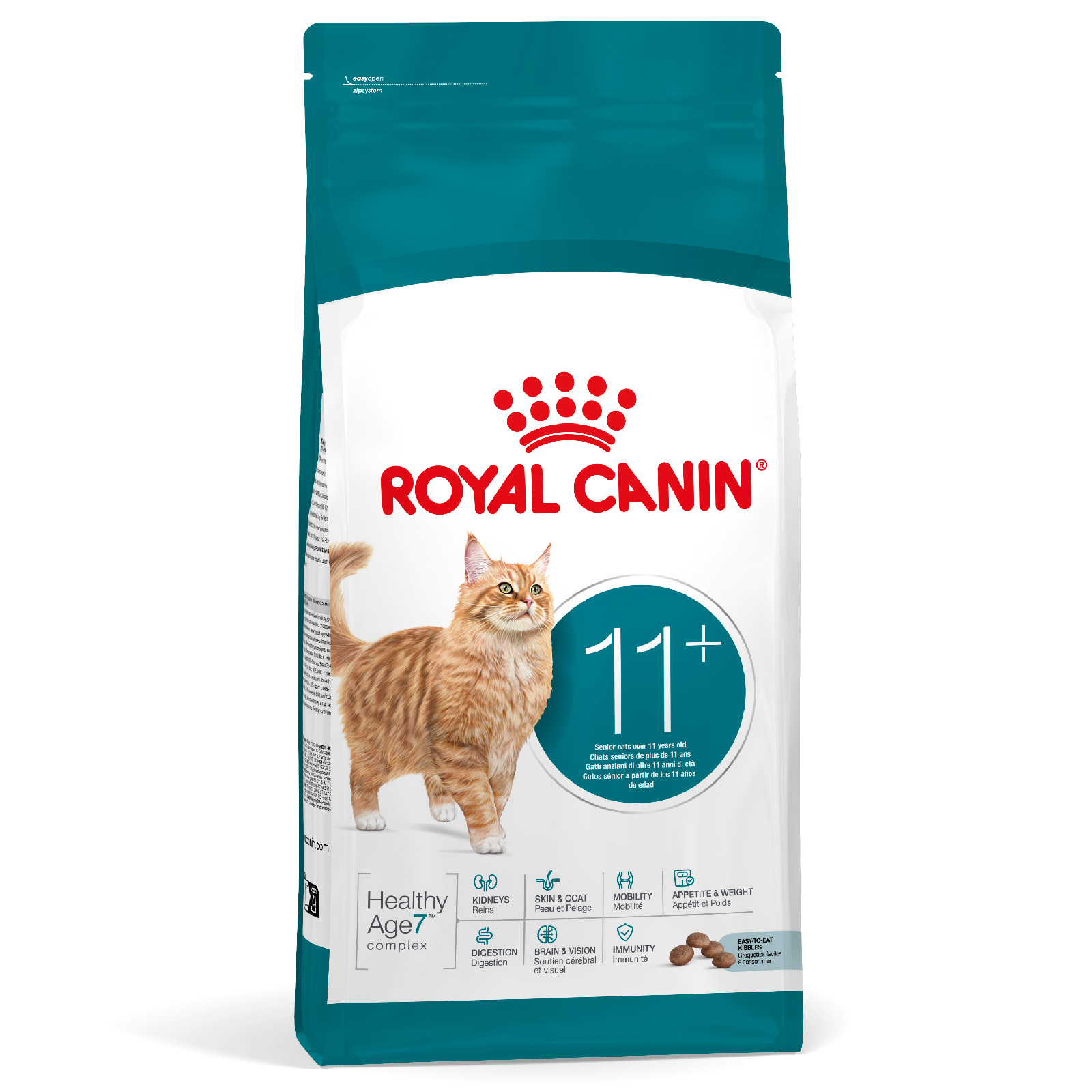 Royal Canin Royal Canin Fhn Ageing Senior Dry Cat Food pet food packaging