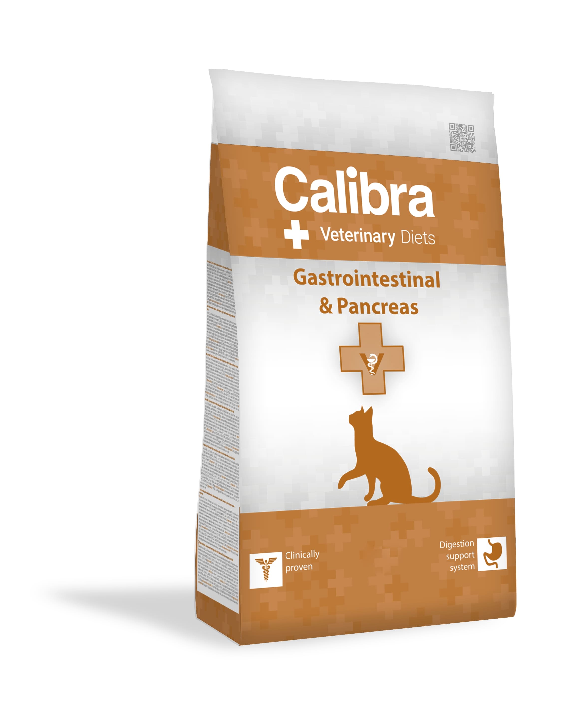 Calibra Calibra Veterinary Gastrointestinal 38 Pancreas Chicken Salmon Adult Dry Cat Food pet food packaging