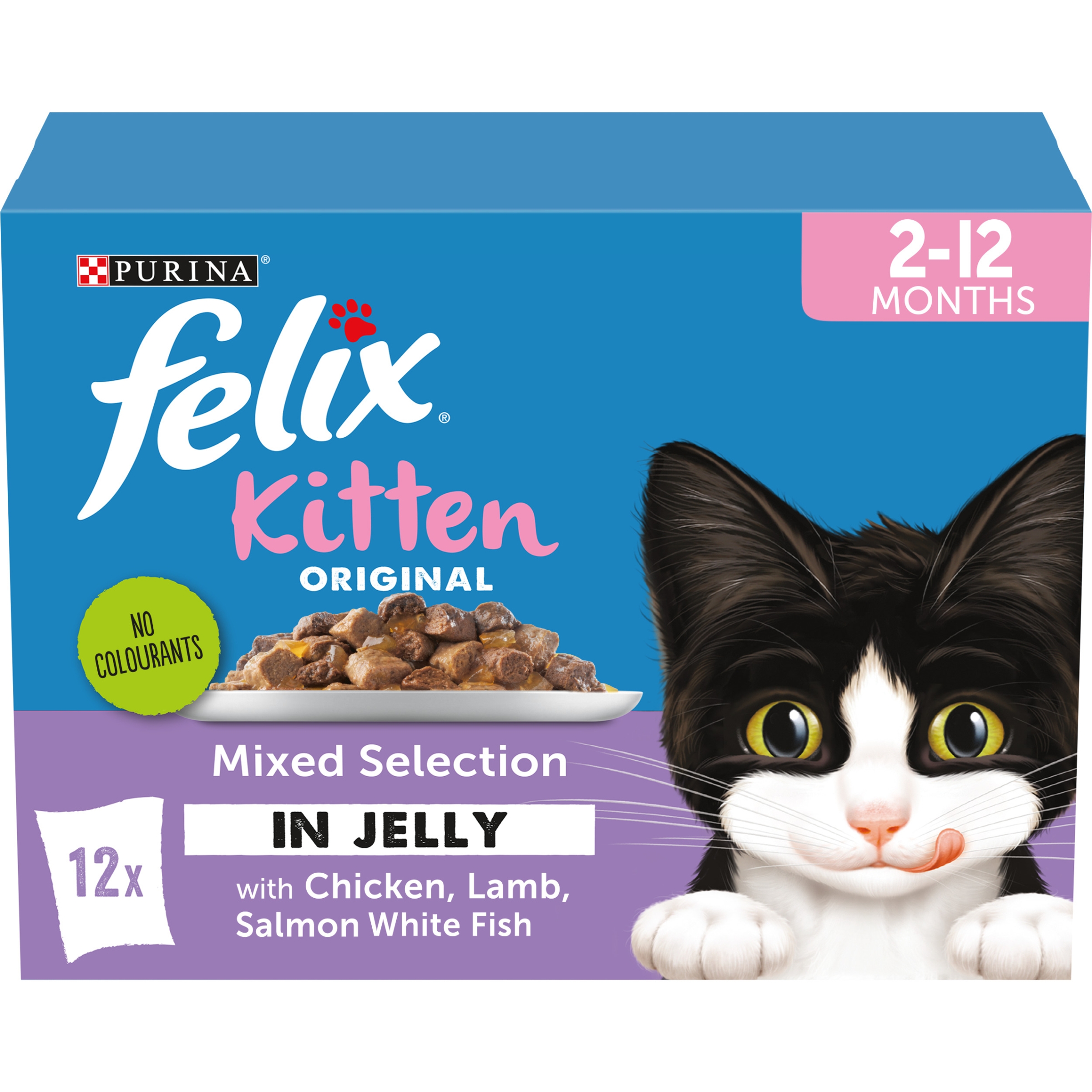 Felix Felix Mixed Selection Kitten Wet Cat Food pet food packaging