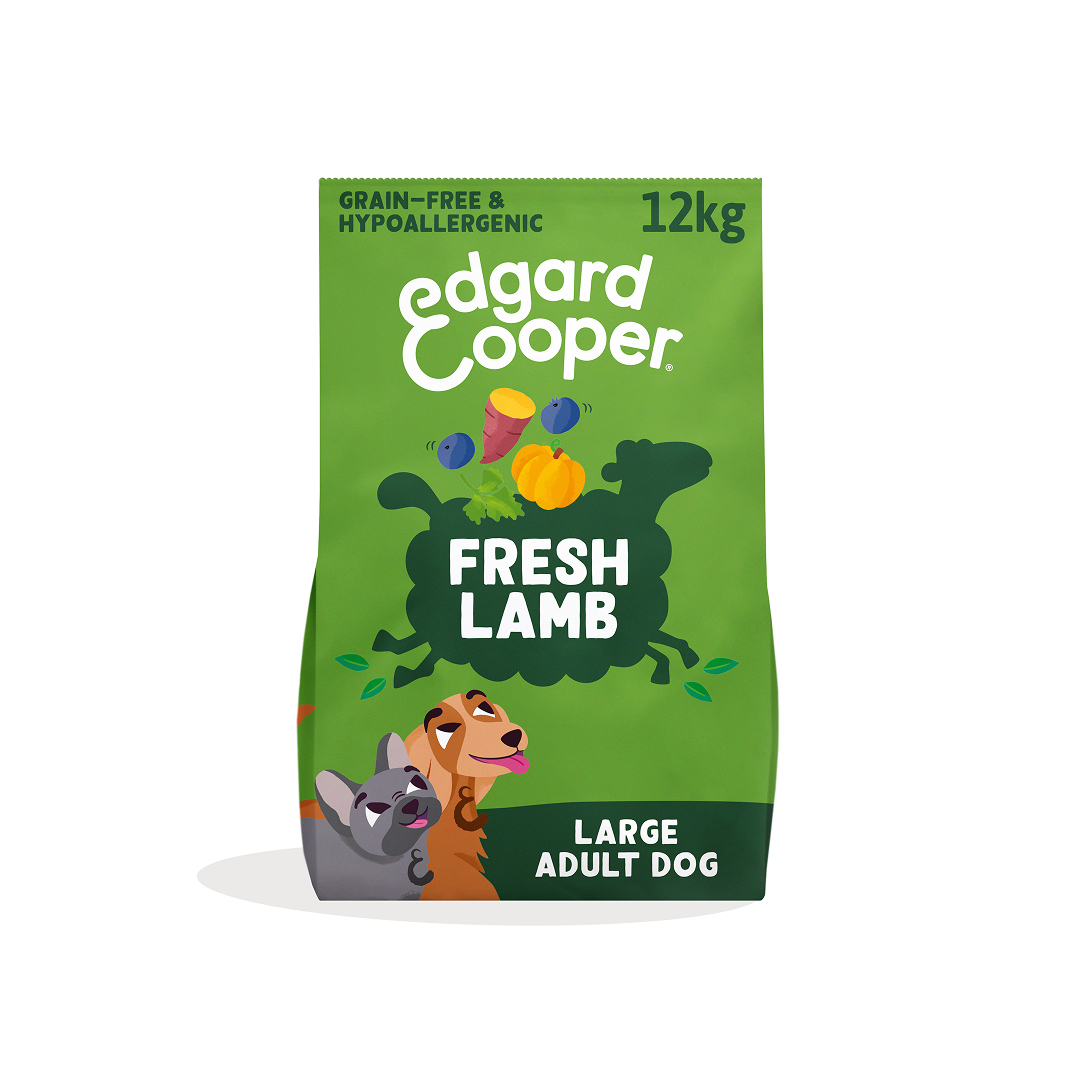 Jollyes Brand Jollyes Brand Edgard 38 Cooper Lamb Adult Dry Dog Food pet food packaging