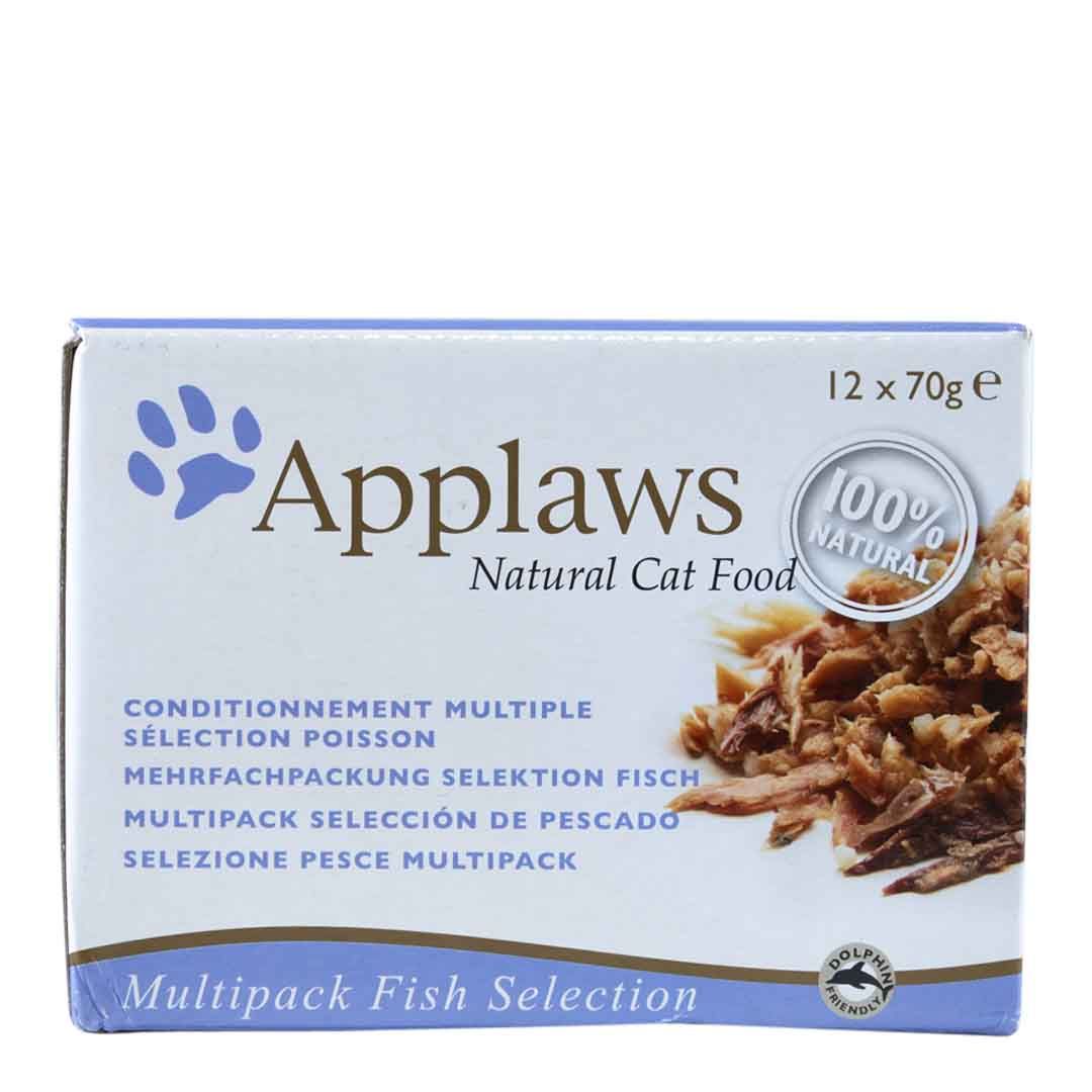 Applaws Tin Multipack Fish Selection Cat Food 12x70g Wet Cat Food
