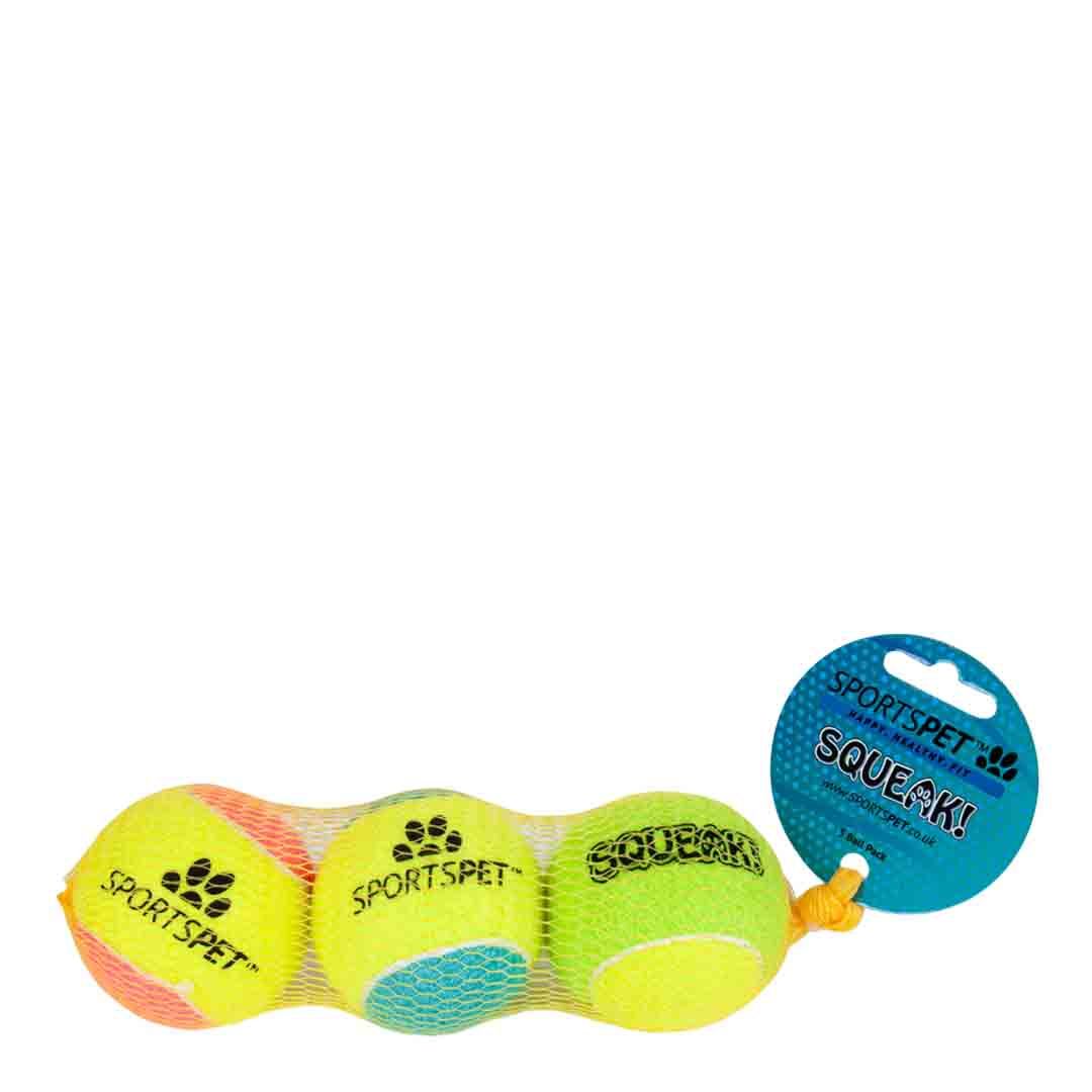 Sportspet Squeak Tennis ball Dog Toy