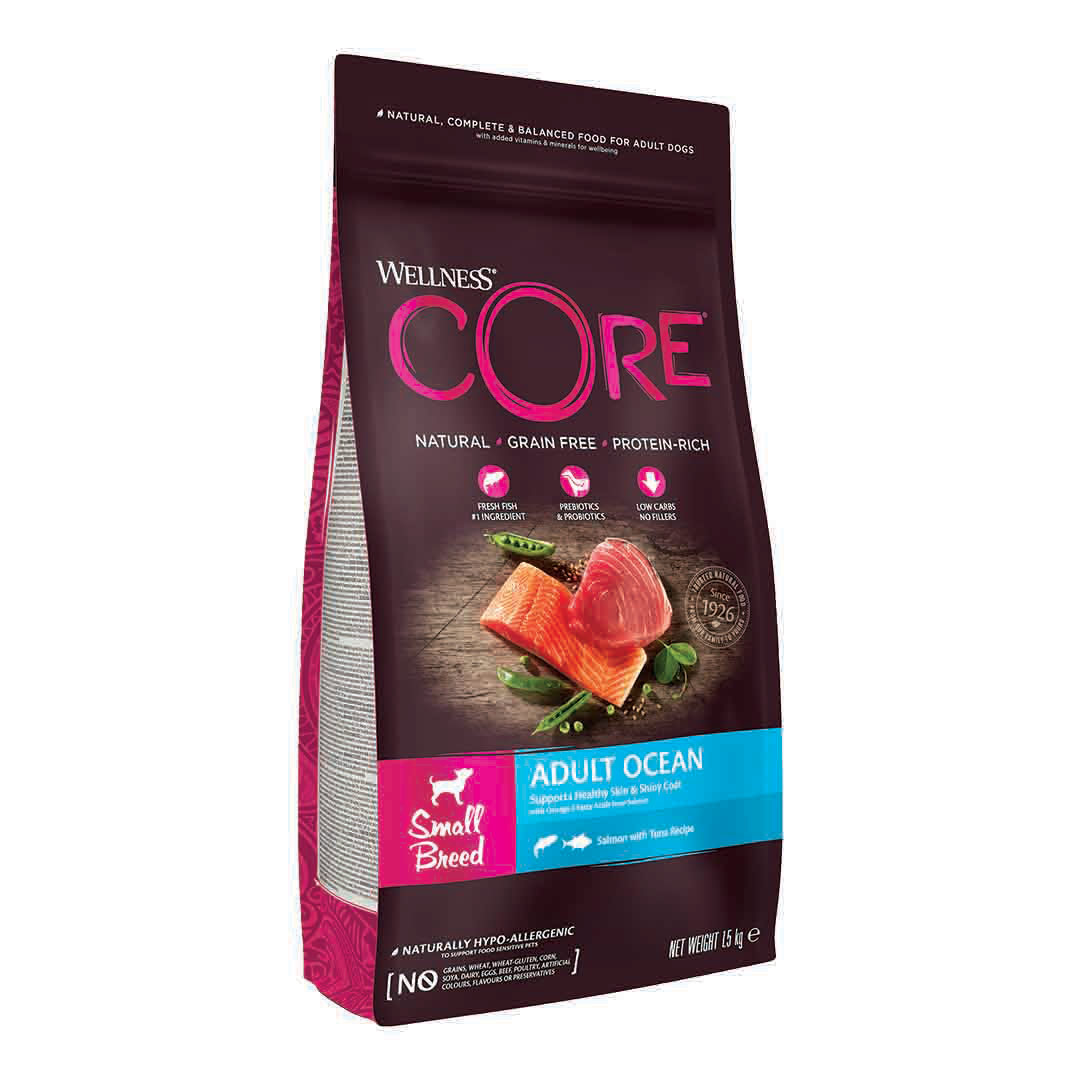 Wellness Core Wellness Core Salmon Tuna Adult Dry Dog Food pet food packaging