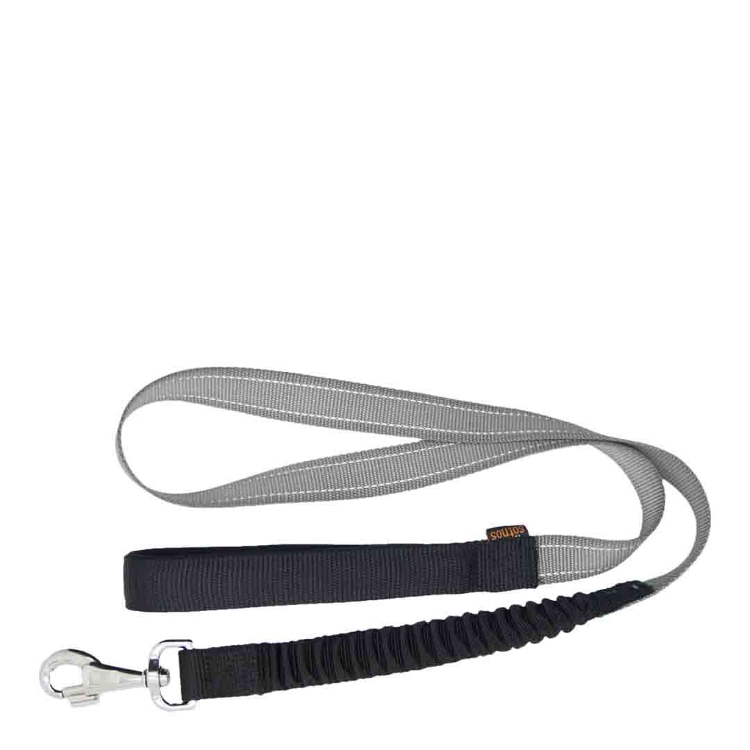 James & Steel Grey Sotnos Anti Jolt Dog Lead