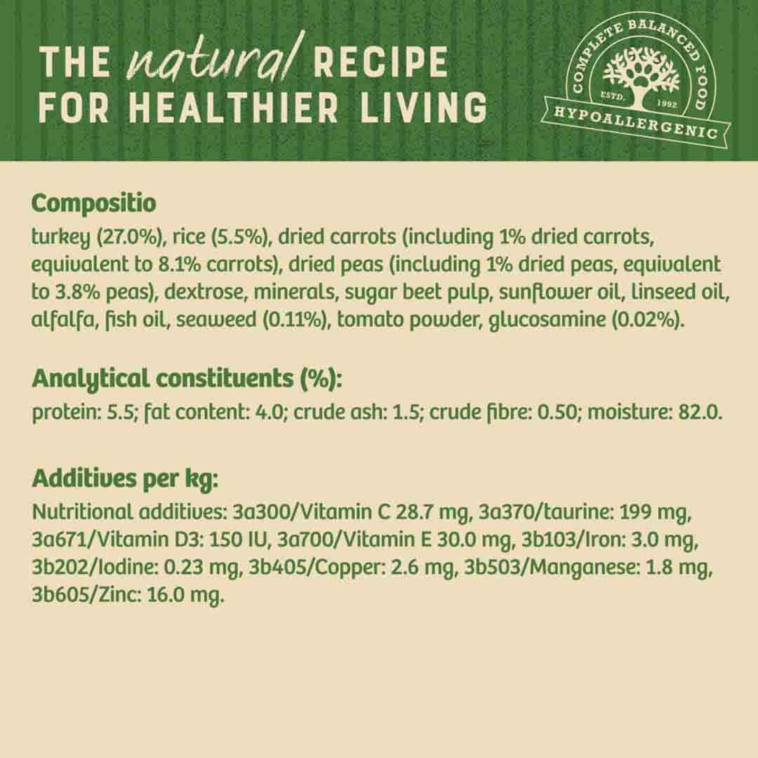 James Wellbeloved Senior Dog Turkey & Rice & Veg 10x150g Wet Dog Food