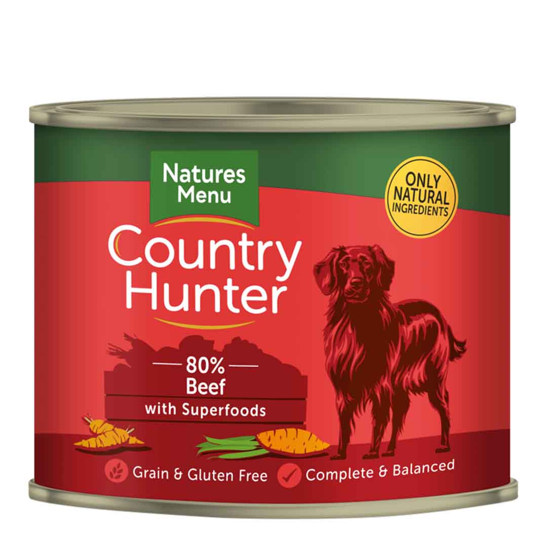 Natures menu Natures Menu Grain Free Country Hunter Beef Adult Dry Dog Food pet food packaging