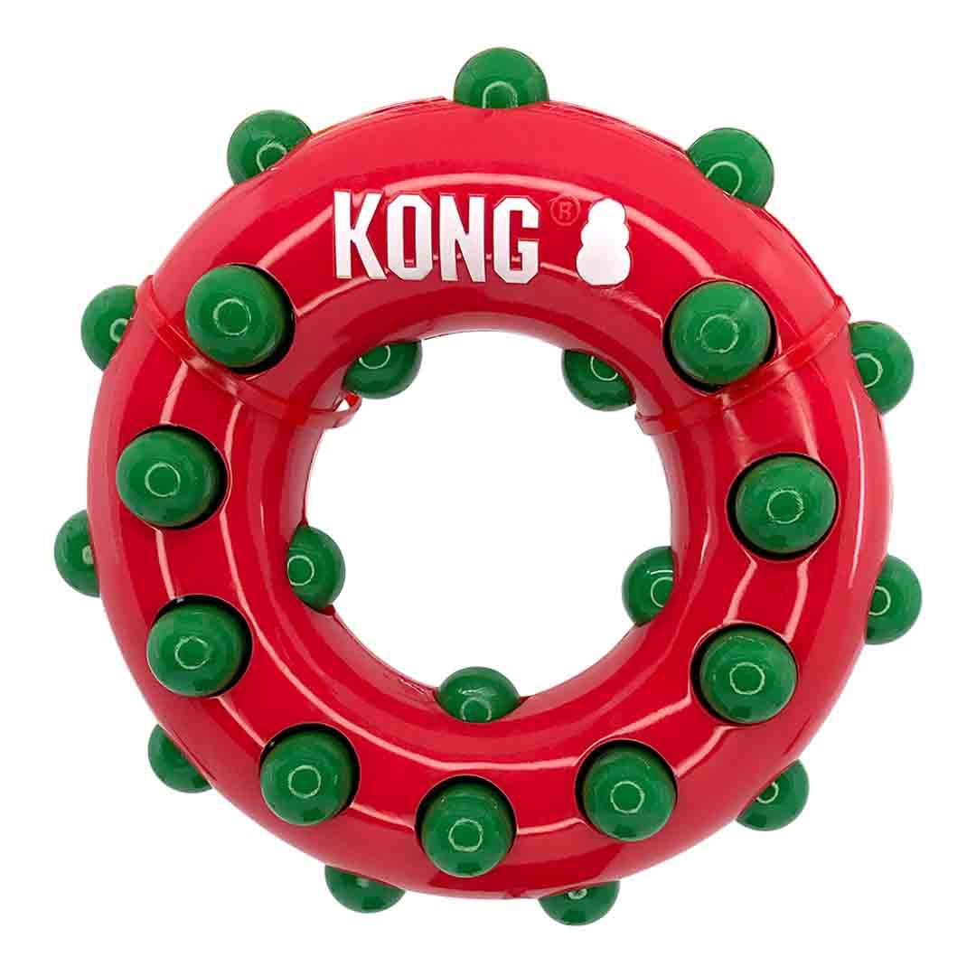 Kong Holiday Dotz Ring Small Dog Toy Dog Toys