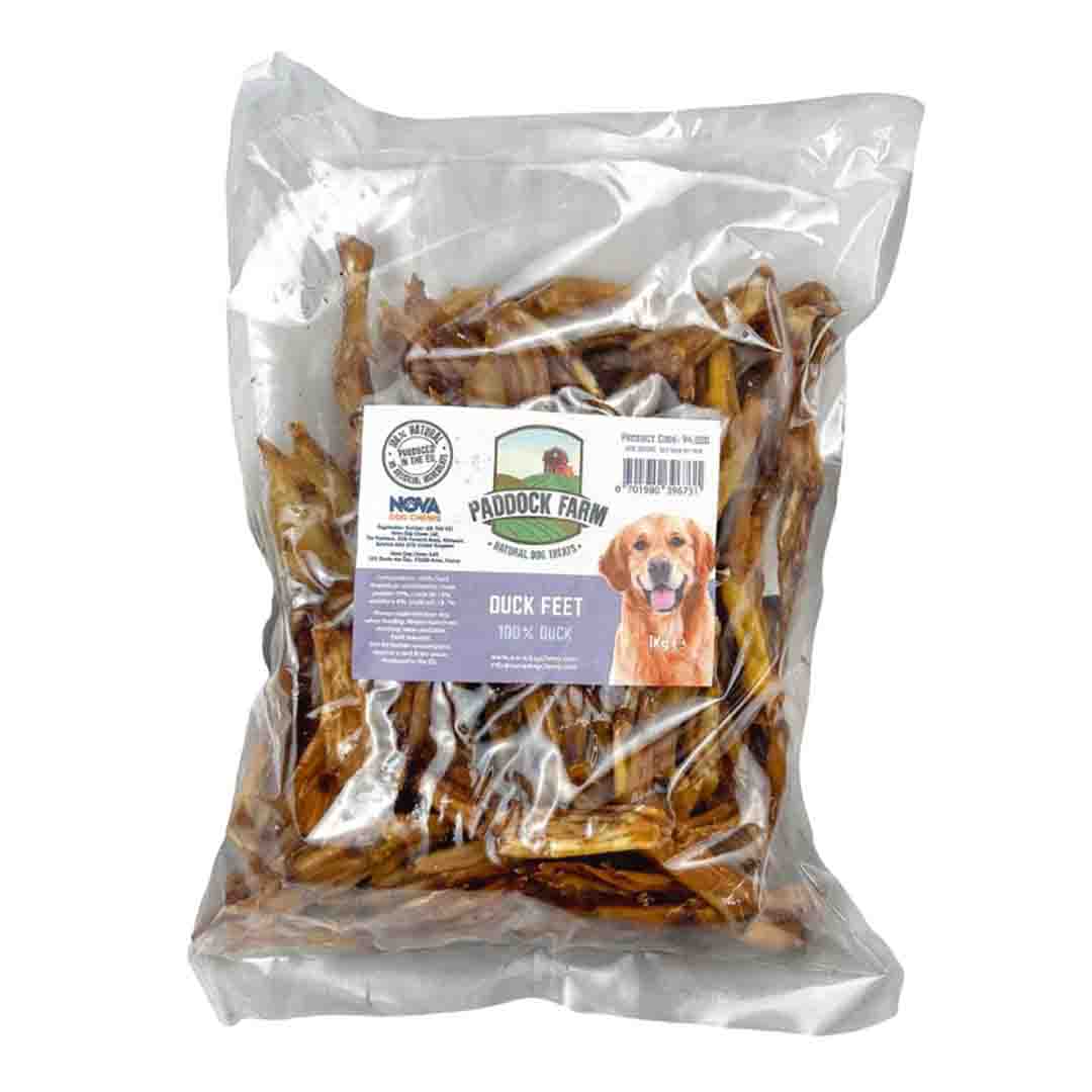 Paddock Farm Natural Dog Treats Duck Feet