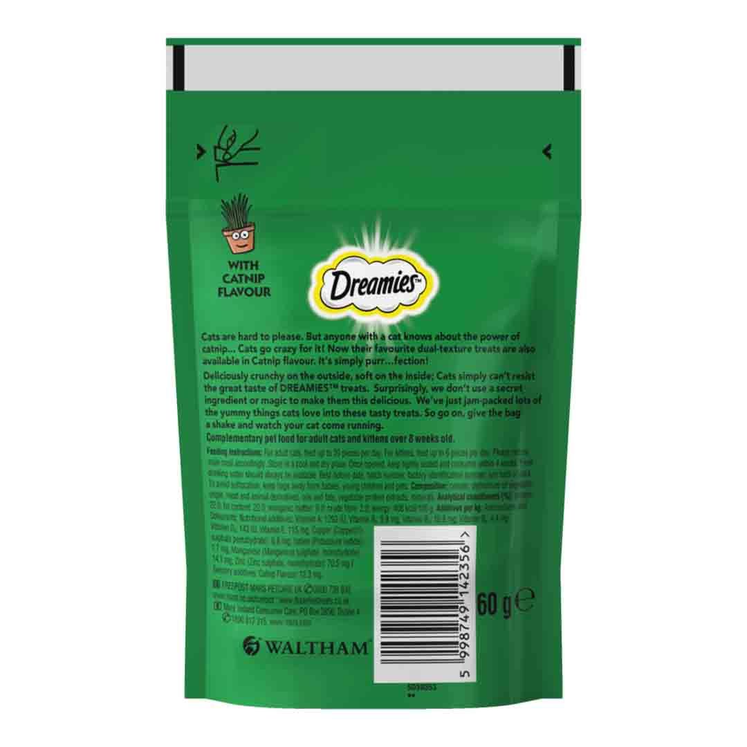 Dreamies Adult 1+ Cat Treats with Catnip 60g Cat Treats