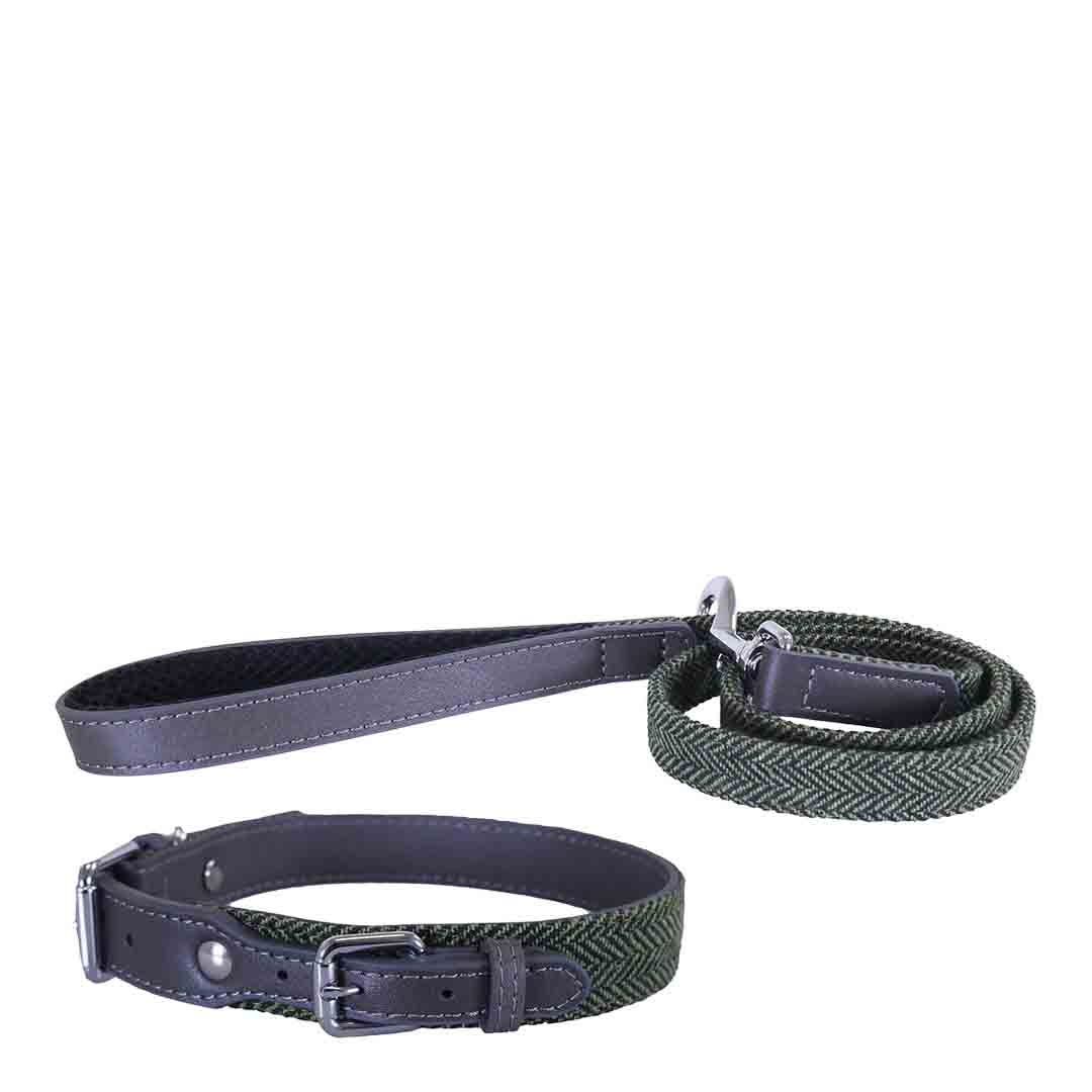 Rosewood Wag-n-Walk Halsband Verstellbar – Nylon, 18-28" Länge, 1" Breite, Mit Schnellverschluss, Rosa Herz-Design